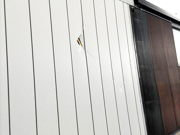 台風によるパネル・架台破損、ケーブル断線